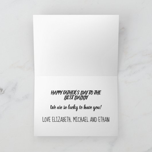 We houden van je! Vaderdag kaart (Binnen)