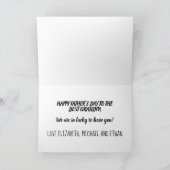 We houden van je! Vaderdag kaart (Binnen)