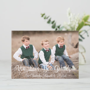 We houden van je Vaderdag Kaart