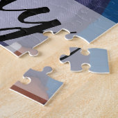 We houden van je vaders Aangepaste Foto Namen Legpuzzel (Zijkant)