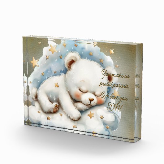 We houden van je, ZOON! Fotoblok (Rechts)