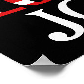 We houden van Joe, Amerikaanse vlag Poster (Hoek)