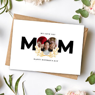 We houden van jou mama feestdagen kaart