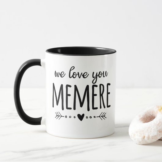 We houden van jou Memere Mok (Met donut)