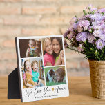 We houden van jou Nana | Grootkinderen 4 Foto-coll Fotoplaat<br><div class="desc">We houden van jou Nana | Grootkinderen 4 Foto Collage Plaque — Maak uw eigen lijst van 4 afbeelding aan uw wensen aan te passen met vier favoriete foto's en namen van kleinkinderen. Maakt een schat cadeau voor grootmoeder voor verjaardag,  moederdag,  grootouders en andere speciale dagen.</div>