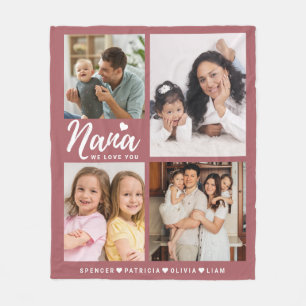 We houden van jou Nana Hart kleinkinderen 4 foto c Fleece Deken