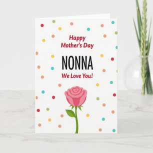 We houden van jou Nonna Rose Designkaart Kaart