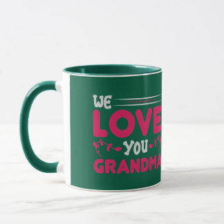 We houden van jou oma Schattig typografisch duo Re Mok
