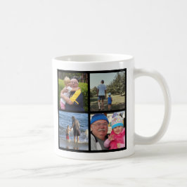 We houden van jou Opa Persoonlijke Foto Collage Koffiemok