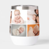 We houden van jou Papa Aangepaste Meerdere Foto's (Achterkant)