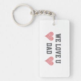 We houden van jou Papa Acrylaat Sleutelhanger Cade