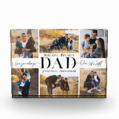 We houden van jou Papa Eenvoudige Vader Collage Aa Fotoblokken (Voorkant)