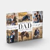 We houden van jou Papa Eenvoudige Vader Collage Aa Fotoblokken (Links)
