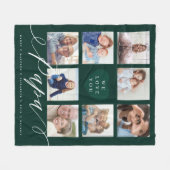 We houden van jou Papa | Foto's voor kleinkinderen Fleece Deken (Voorkant (Horizontaal))