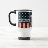 We houden van jullie militaire Papa Amerikaanse vl Reisbeker (Links)