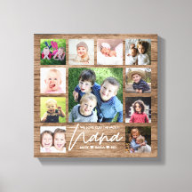 We houden van jullie Nana Grandkids 11 Foto Collag