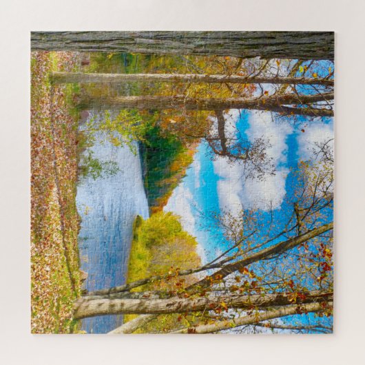 We houden van Jump River Wisconsin. Legpuzzel (Horizontaal)