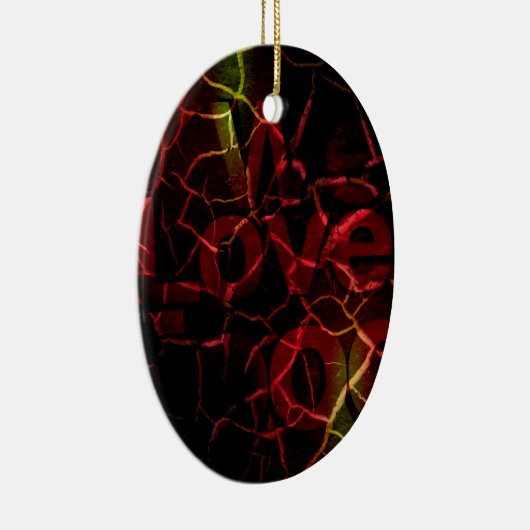 We houden van keramisch ornament (Rechts)