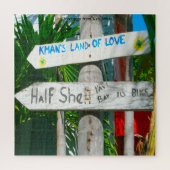 We houden van Key West in Florida Jigzaag Puzzle Legpuzzel (Verticaal)