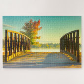 We houden van Koper Creek in Iowa. Legpuzzel (Horizontaal)