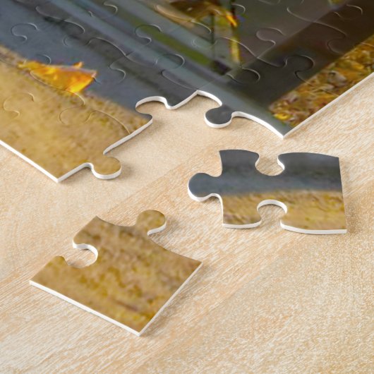 We houden van Koper Creek in Iowa. Legpuzzel (Zijkant)