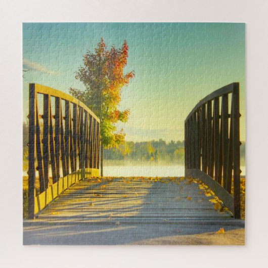 We houden van Koper Creek in Iowa. Legpuzzel (Verticaal)