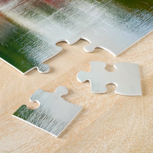 We houden van Laconia New Hampshire Jigzaag Puzzle Legpuzzel (Zijkant)