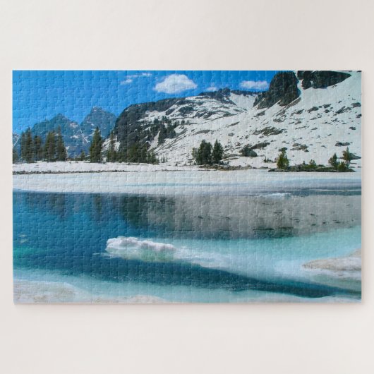 We houden van Lake Solitude Wyoming Legpuzzel (Horizontaal)