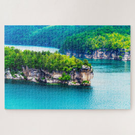 We houden van Lake Summersville Virginia Legpuzzel