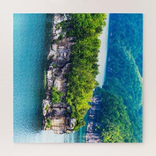 We houden van Lake Summersville Virginia Legpuzzel (Horizontaal)