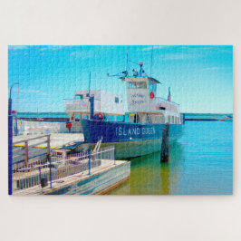 We houden van Madeline Island Ferries Wisconsin. Legpuzzel