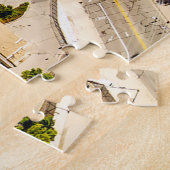 We houden van Madison Wisconsin. Jigzaag Puzzle Legpuzzel (Zijkant)