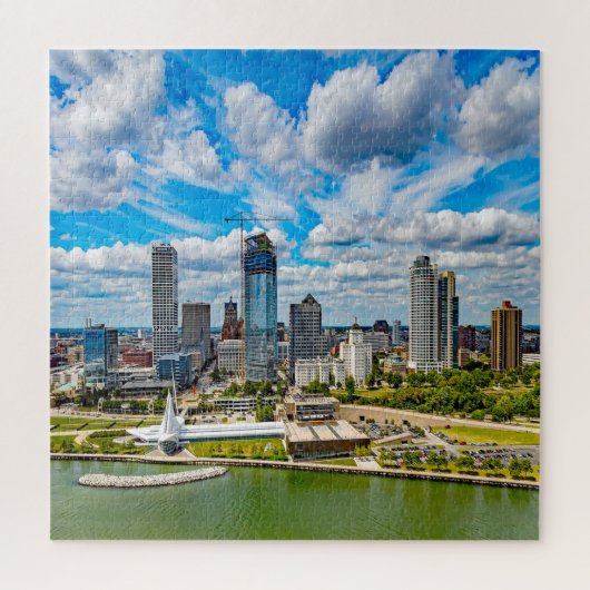 We houden van Madison Wisconsin. Legpuzzel (Verticaal)