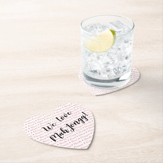 We houden van Mah Jongg Onderzetter (Insitu)