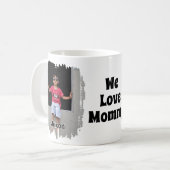 We houden van mama volledig twee foto's koffiemok (Voorkant links)