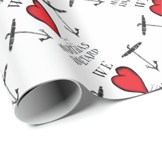 we houden van martha ' s wijngaard cadeaupapier (Rol Hoek)