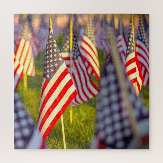 We houden van Memorial Park in Iowa. Legpuzzel (Verticaal)