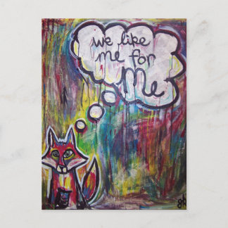 We houden van mij voor mijn postkaart