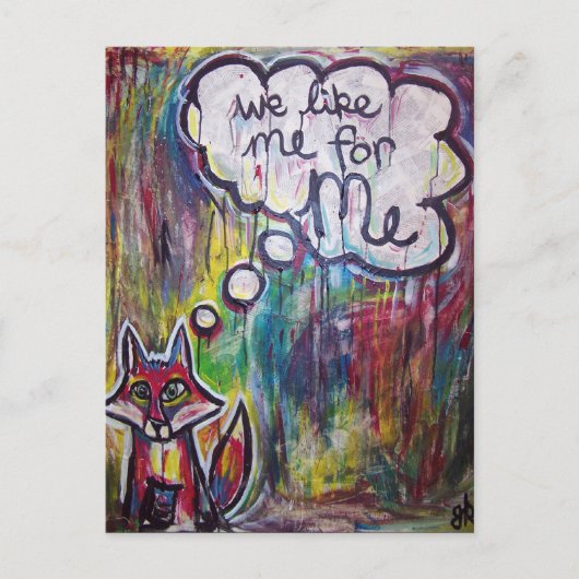 We houden van mij voor mijn postkaart (Voorkant)