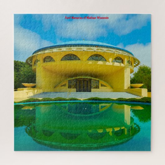 We houden van Milwaukee Wisconsin. Jigzaag Puzzle Legpuzzel (Verticaal)