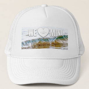 We houden van minigolven trucker pet