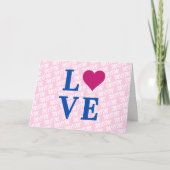 We houden van moeder moderne elegant. We houden va Kaart (Voorkant)