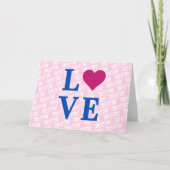 We houden van moeder moderne elegant. We houden va Kaart (Voorkant)