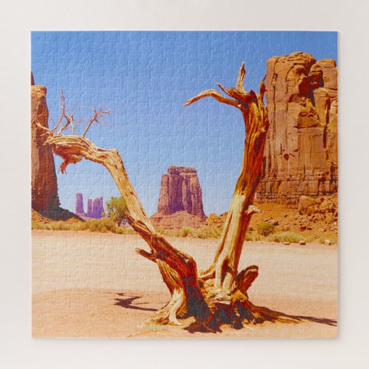 We houden van Monument Valley Utah Jigzaag Puzzle Legpuzzel (Verticaal)