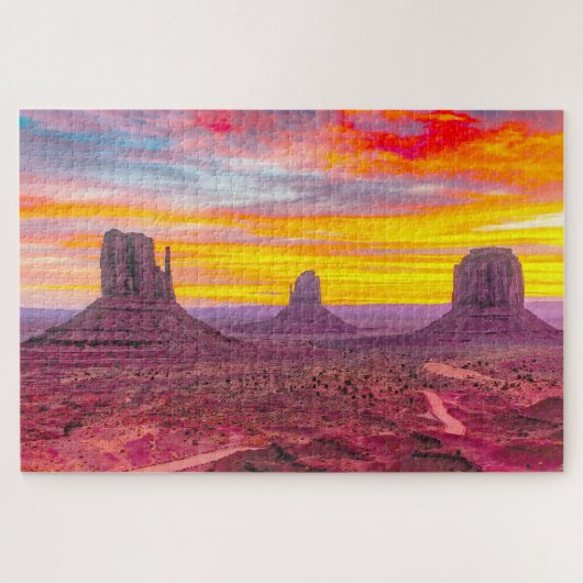 We houden van Monument Valley Utah Legpuzzel (Horizontaal)