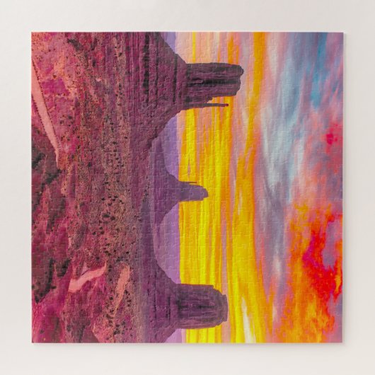We houden van Monument Valley Utah Legpuzzel (Horizontaal)