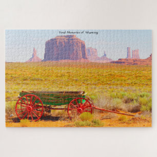 We houden van Monument Valley Wyoming. Jigzaag Puz Legpuzzel