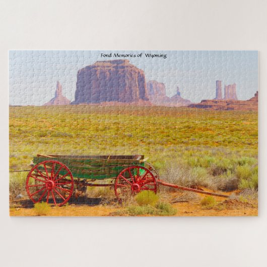We houden van Monument Valley Wyoming. Jigzaag Puz Legpuzzel (Horizontaal)