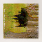 We houden van Moose Wyoming. Jigzaag Puzzle Legpuzzel (Horizontaal)