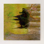 We houden van Moose Wyoming. Legpuzzel (Horizontaal)